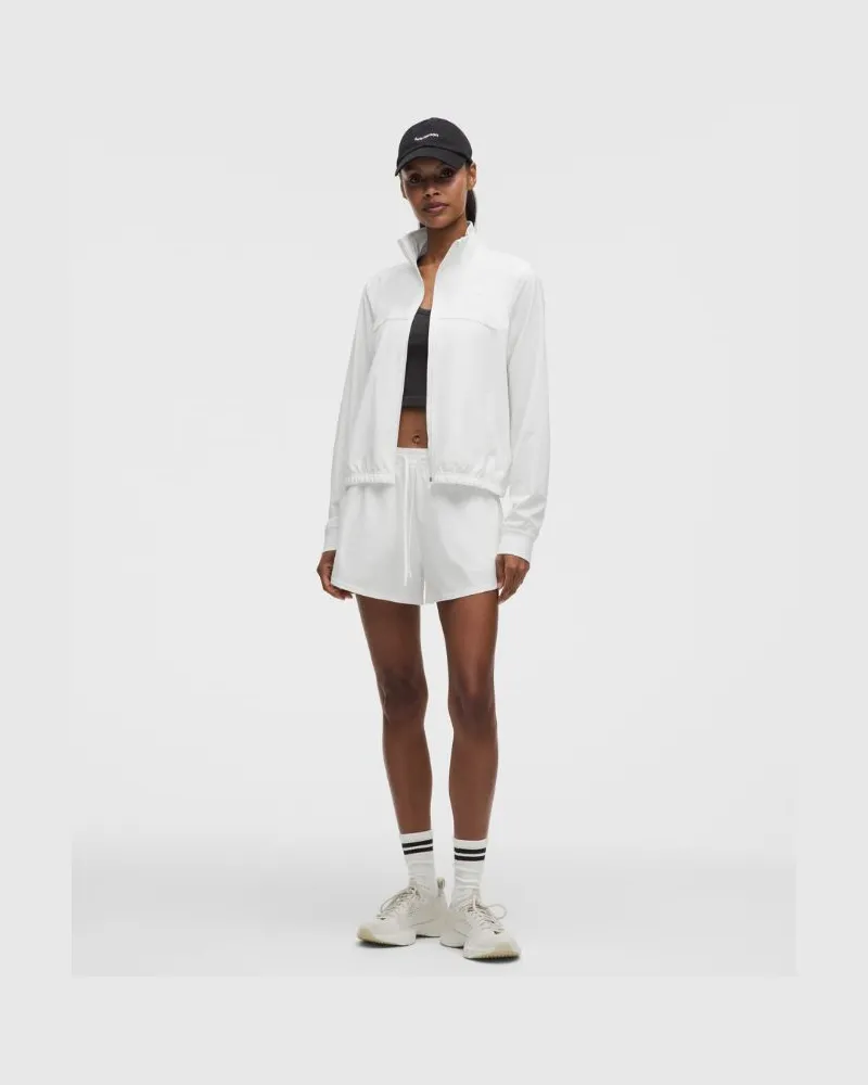 LULULEMON Court Rival Shorts mit hohem Bund für Frauen – 8 cm – Größe in Weiß Weiß