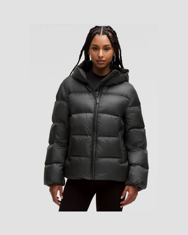 LULULEMON Federleichte Puffer-Daunenjacke mit Füllkraft 900 für Frauen – Größe in Graphite Grey Graphite