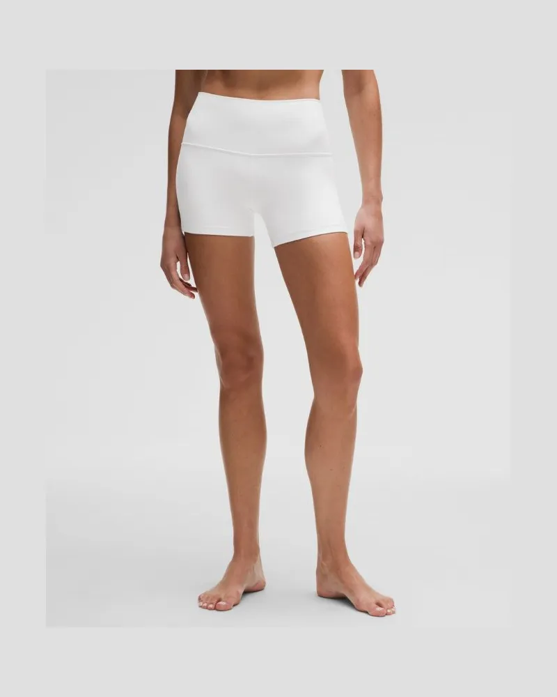 LULULEMON Align Shorts mit hohem Bund für Frauen – 10 cm – Größe in White White