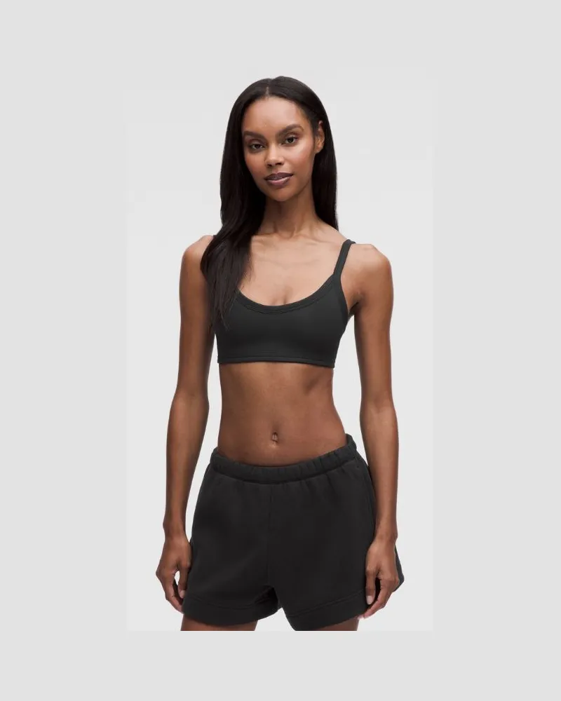 LULULEMON UnderEase Bralette mit Trägern A–C-Cups für Frauen – Größe in Schwarz Schwarz