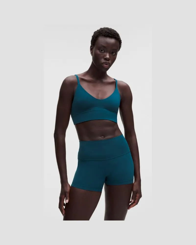 LULULEMON Focuser BH mit U-Ausschnitt Leichter Halt für A/B-Cups für Frauen – Größe in Remixed Marine Remixed