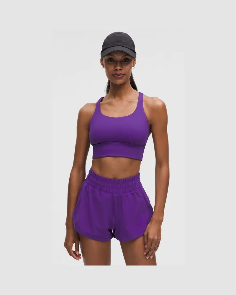 LULULEMON Energy BH Lang für Frauen – Größe in College Purple College