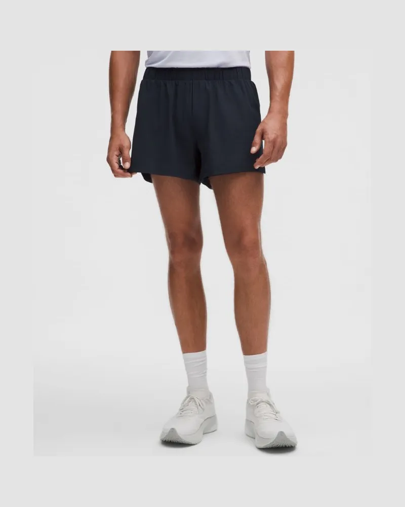 LULULEMON Mile Maker Shorts mit Liner aus -Stoff für Männer – 10 cm – Größe in True Navy True