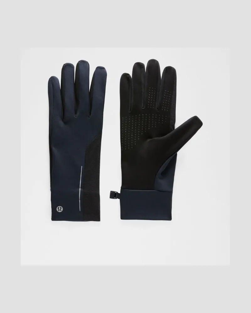 LULULEMON Fast and Free Laufhandschuhe aus – Größe in True Navy True