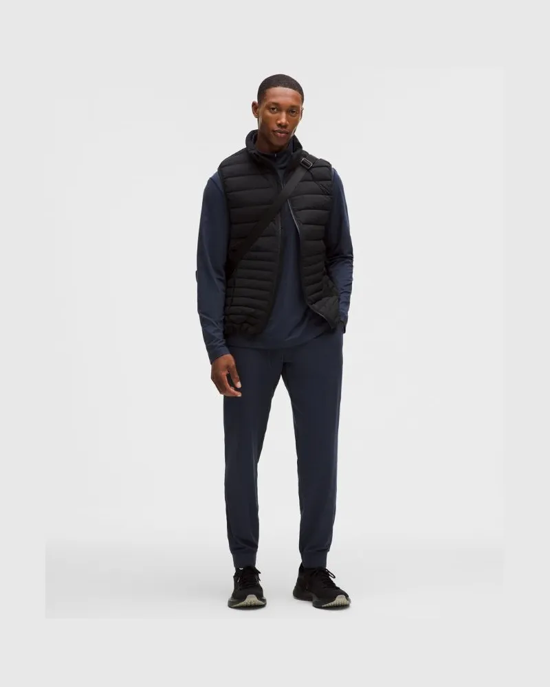 LULULEMON Soft Jersey Jogginghose Normale Länge für Männer – Größe in Heathered True Navy/Heathered Club Blue Heathered