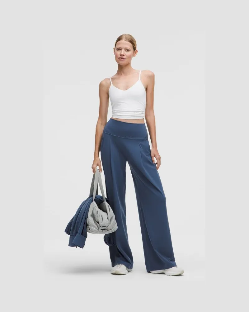 LULULEMON Align Palazzo-Hose Normale Länge für Frauen – Größe in Blue Twill Blue