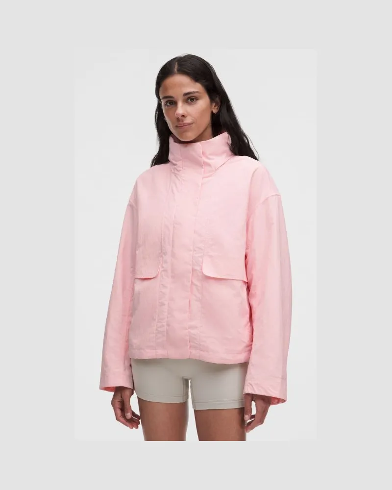 LULULEMON Always Effortless Jacke Evolve für Frauen – Größe in Pink Pearl Pink