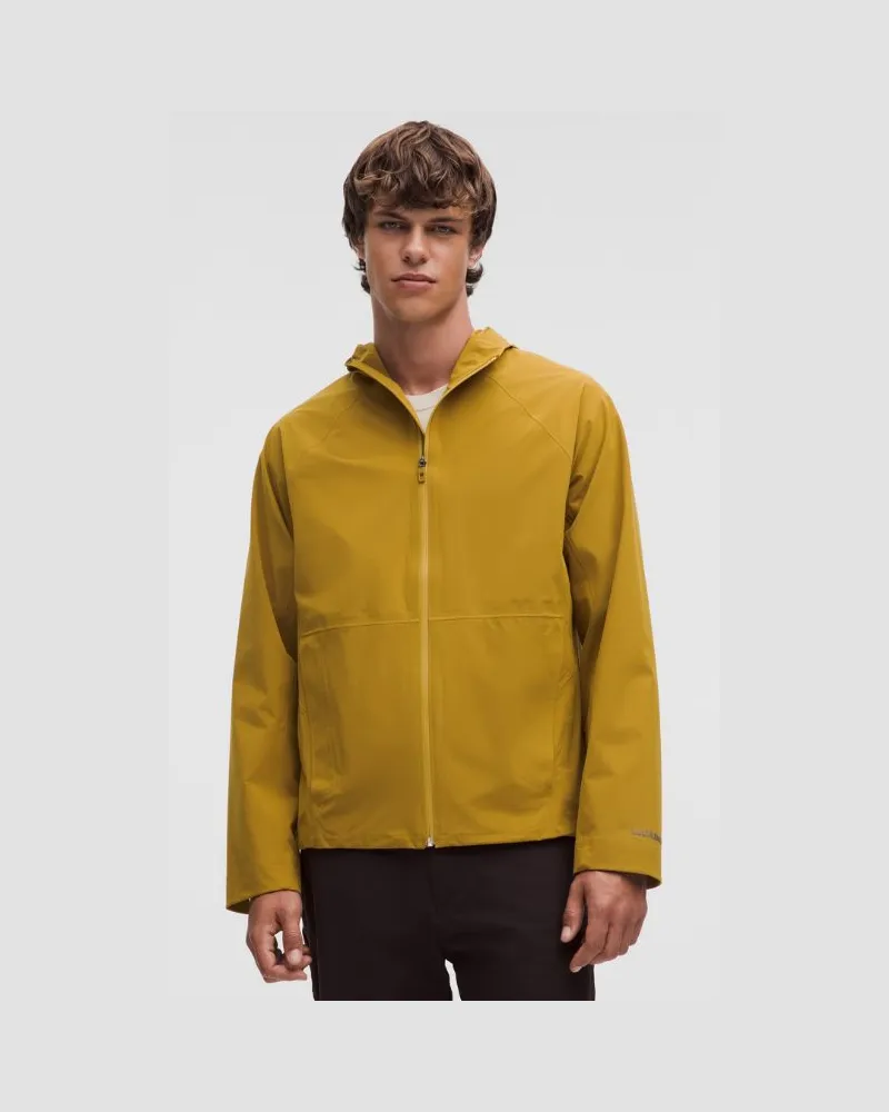 LULULEMON Wasserdichte Jacke aus stretchigem Glyde für Männer – Größe in Melrose Tan Melrose