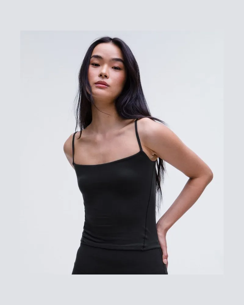 LULULEMON Wundermost Tanktop aus Nulu mit Spaghettiträgern für Frauen – Größe in Schwarz Schwarz