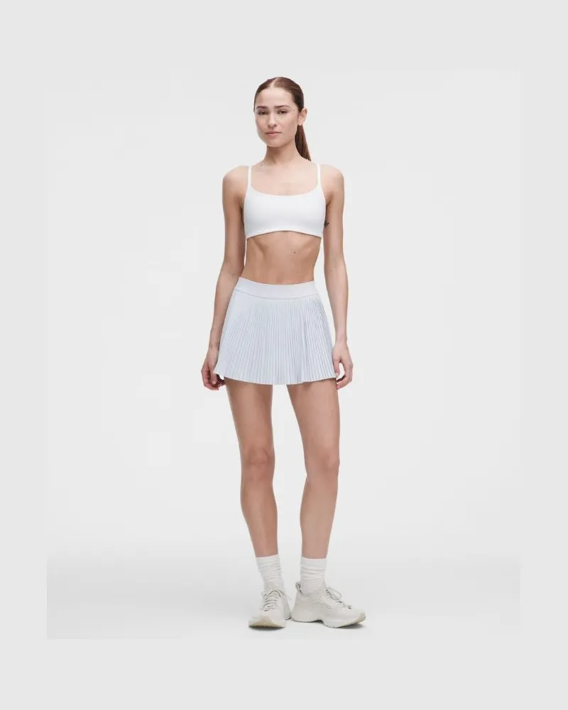 LULULEMON RePleat Tennisrock mit Falten und hohem Bund für Frauen – Größe in Starch Blue Starch