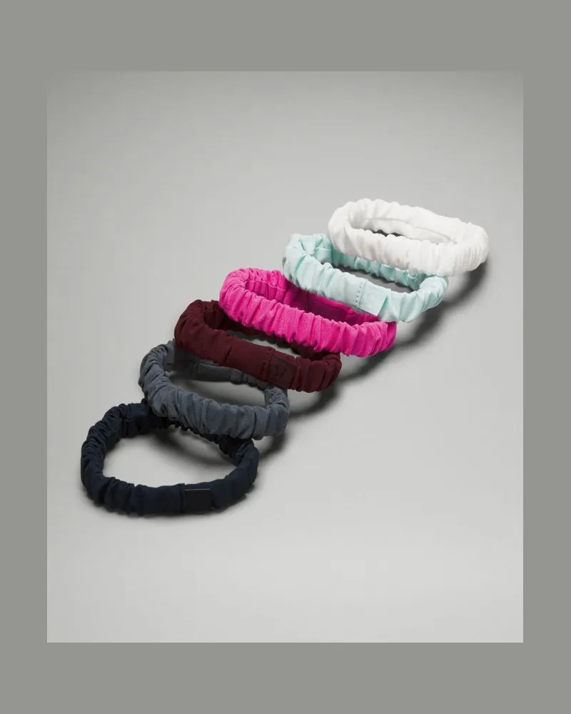 LULULEMON Skinny Scrunchies 6er-Pack Pow