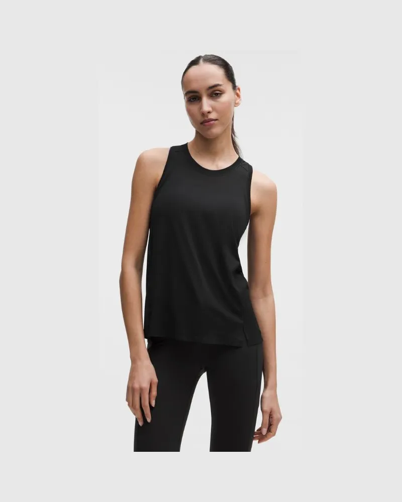 LULULEMON Fast and Free Singlet Perforated Stripe für Frauen – Größe in Black Black