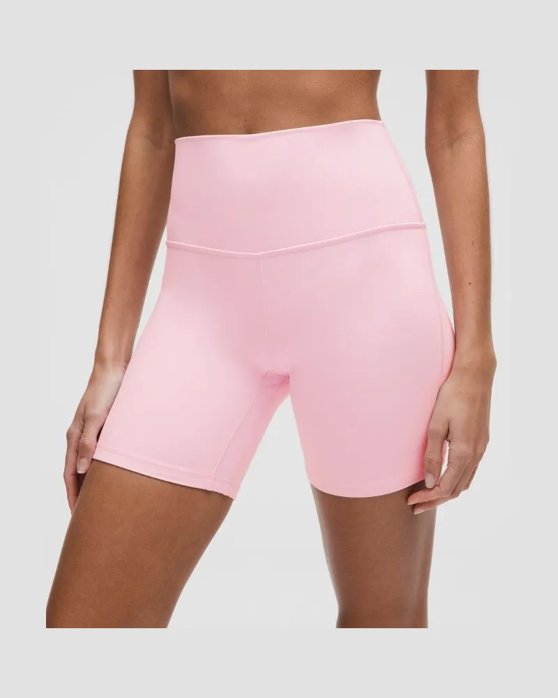 LULULEMON Align Shorts mit hohem Bund für Frauen – 15 cm – Größe in Pink Organza Pink