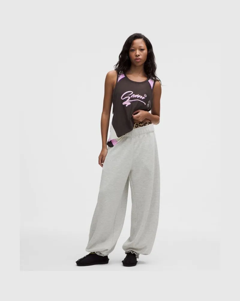 LULULEMON GANNI x Jacquard-Tanktop mit für Frauen – Größe in Espresso/Cherry Blossom Pink/Coconut Ivory Espresso