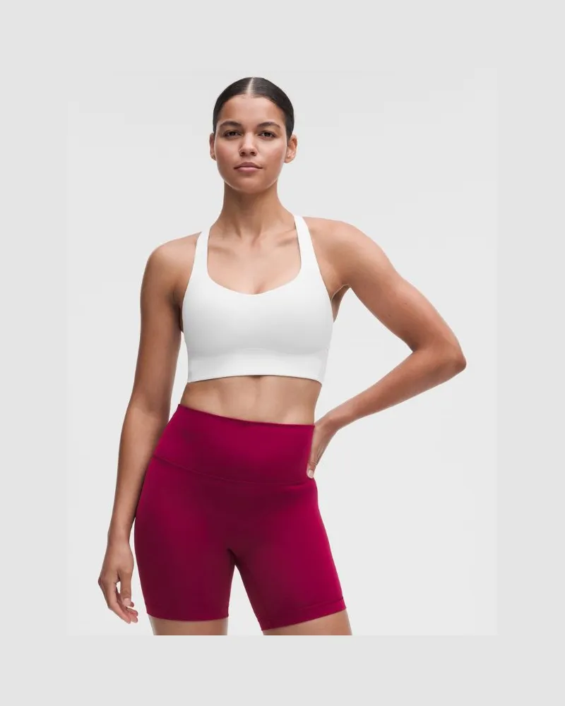 LULULEMON Like a Cloud Trainings-BH Mittlerer Halt für B/C Cups für Frauen – Größe in Weiß Weiß