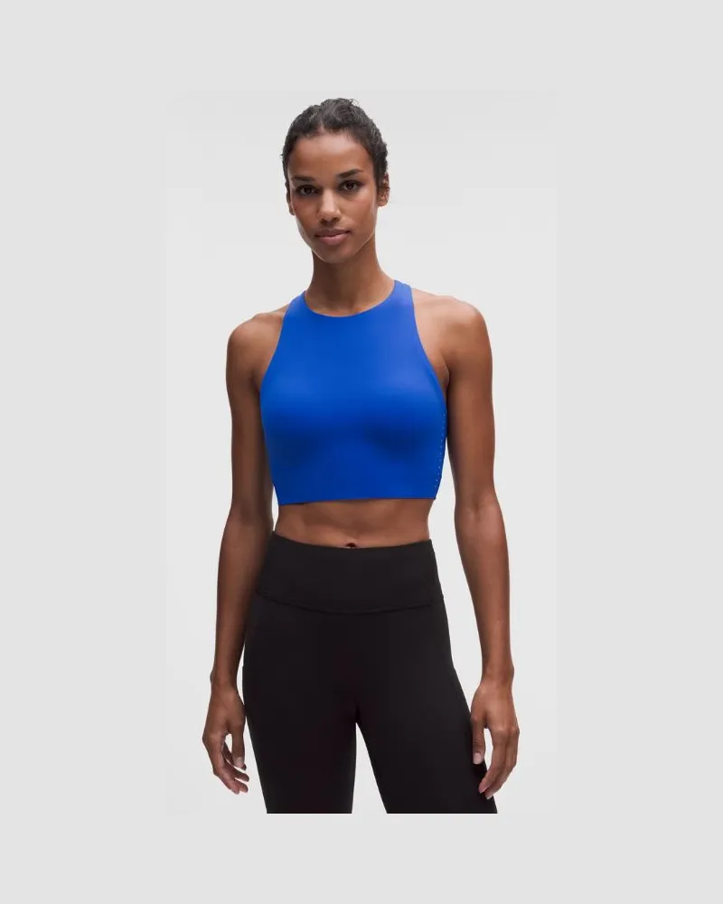 LULULEMON Fast and Free-BH mit mittlerem Halt für B/C-Cups für Frauen – Größe in Beach Ball Blue Beach