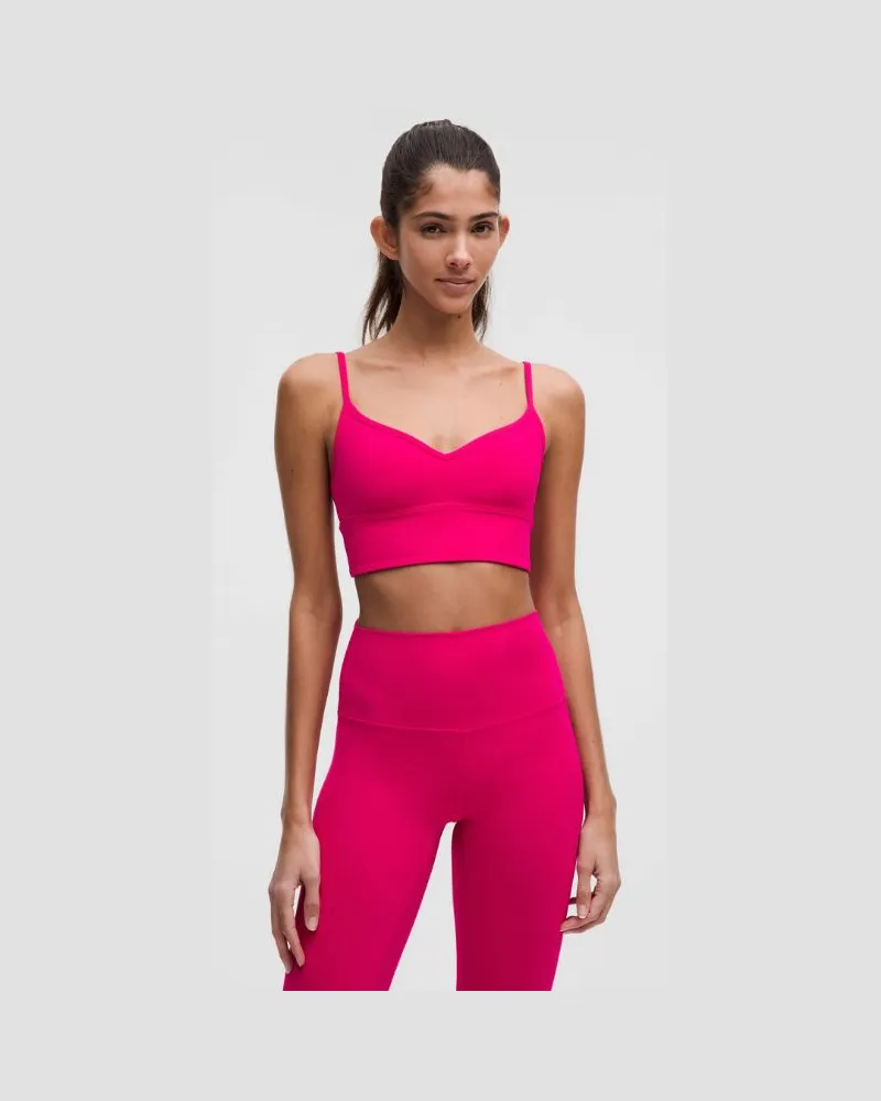 LULULEMON Align BH mit Herzausschnitt Leichter Halt A/B-Cups für Frauen – Größe in Passionate Passionate