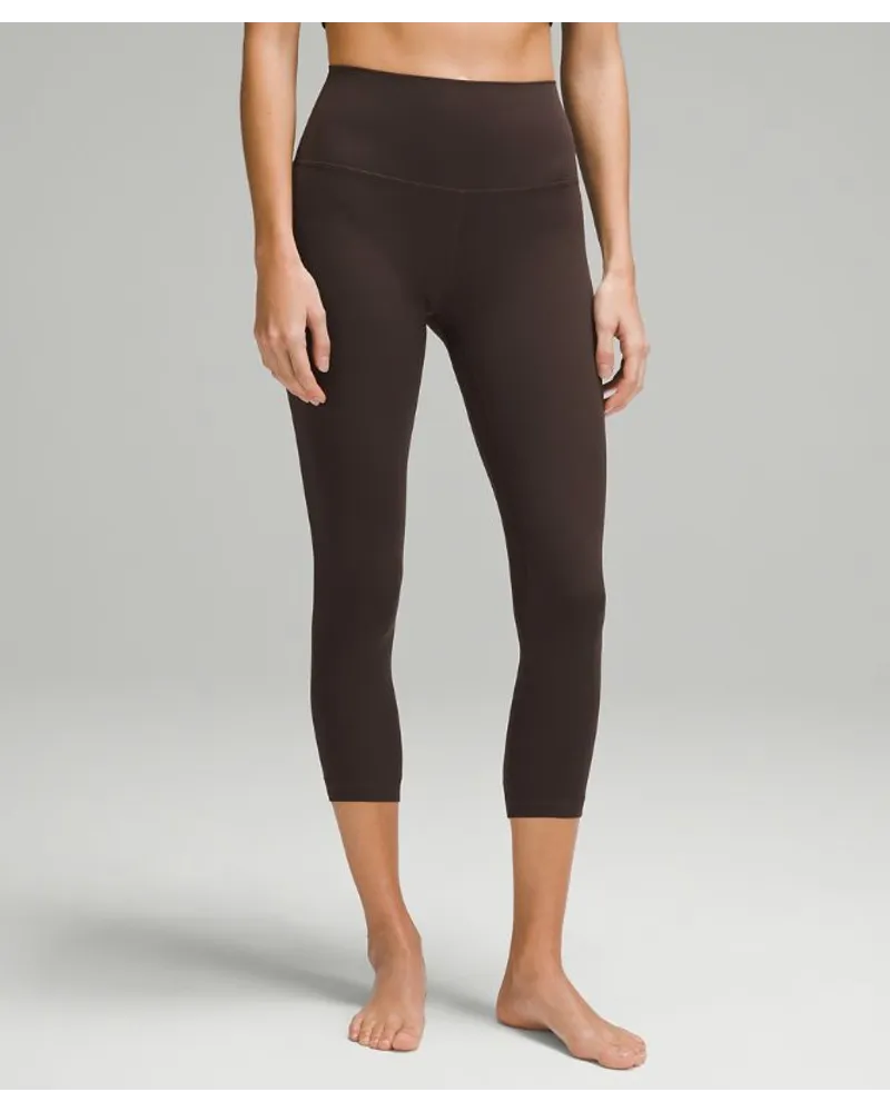 LULULEMON Align Crop Leggings mit hohem Bund Espresso