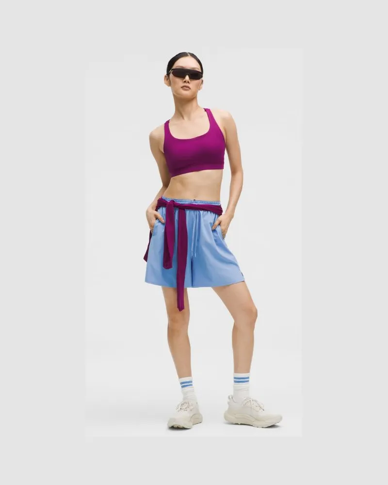 LULULEMON Pace Rival Shorts mit hohem Bund für Frauen – 13 cm – Größe in Pool Party Pool