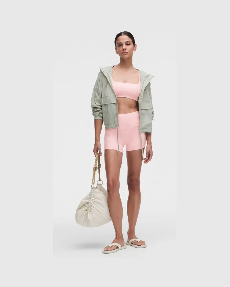 LULULEMON Align Shorts mit hohem Bund für Frauen – 10 cm – Größe in Pink Pearl Pink