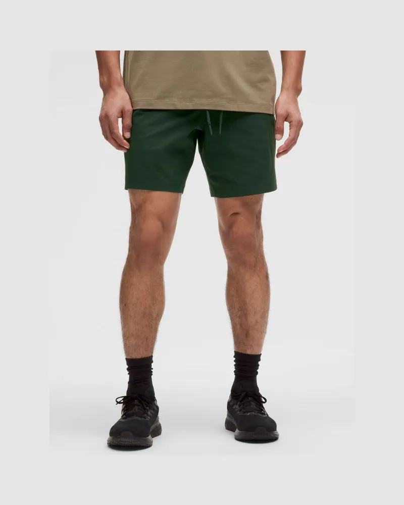 LULULEMON Zeroed In Shorts ohne Liner für Männer – 18 cm – Größe in Rainforest Green Rainforest