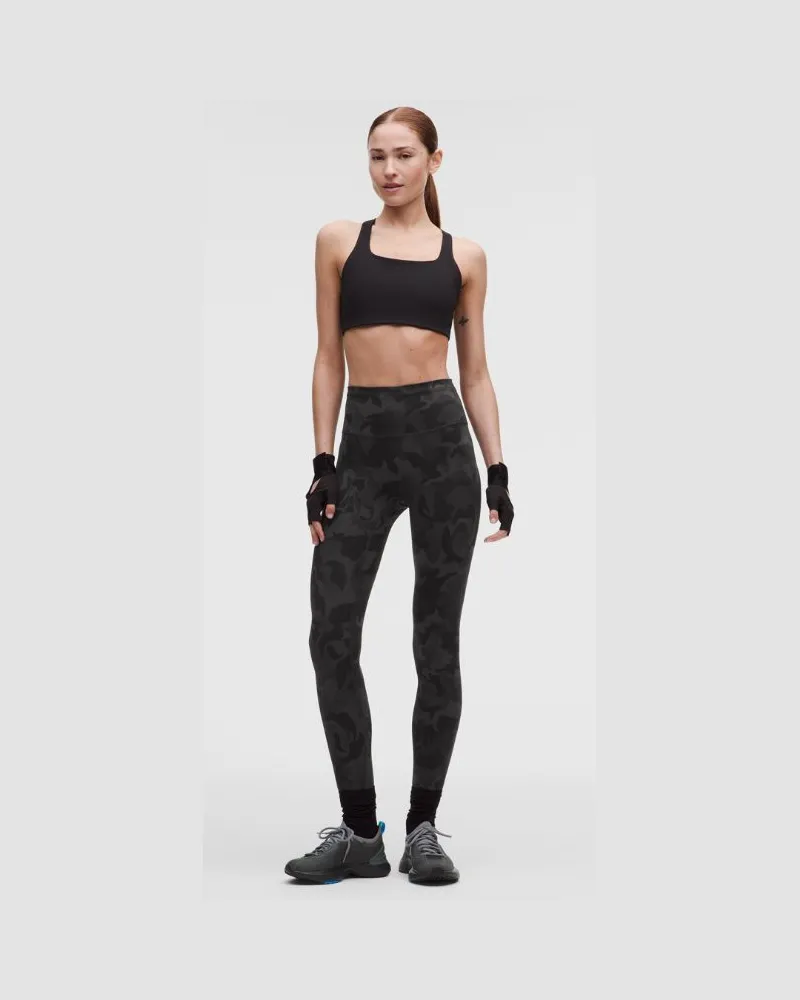 LULULEMON Wunder Train No Line High-Rise Leggings 25" für Frauen – Camo – Größe Floral