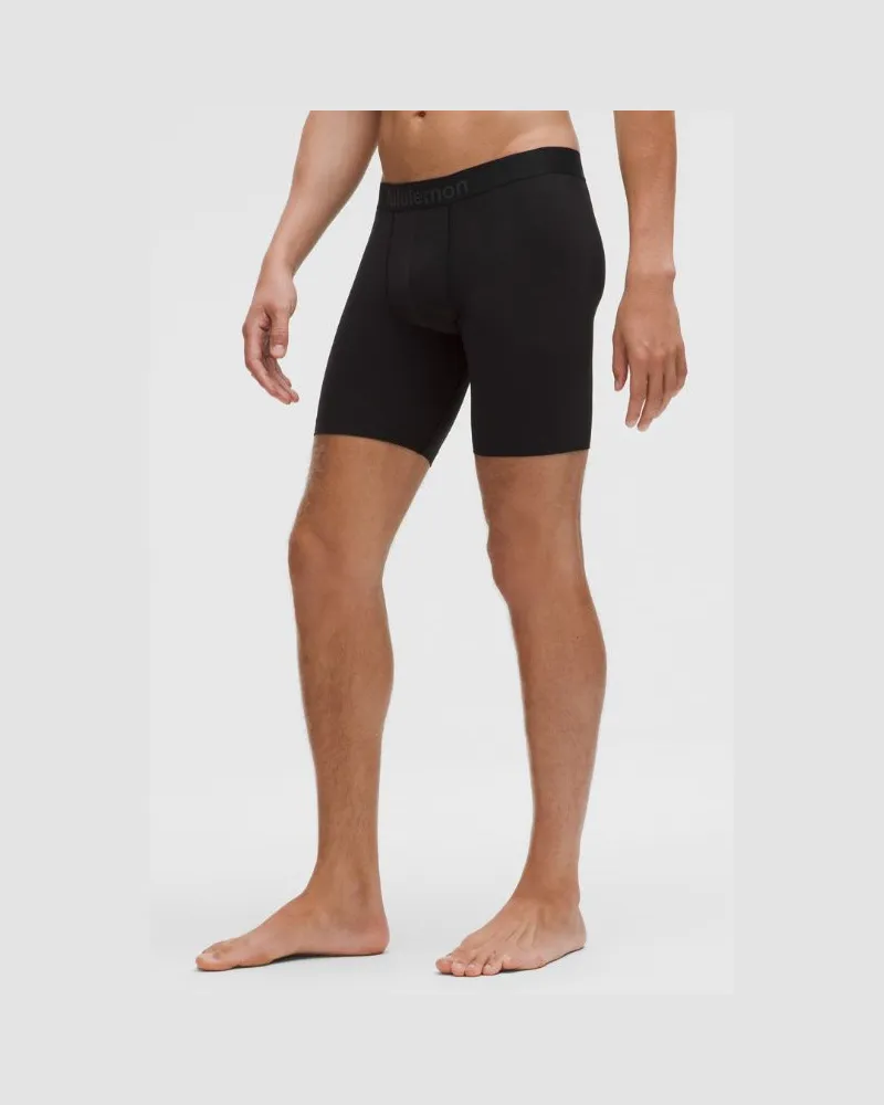 LULULEMON Softe, stretchige Boxershorts für Männer – 13 cm – Größe in Black Black