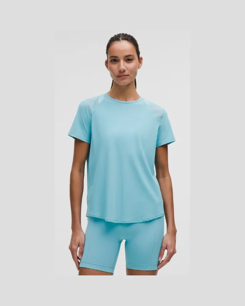 LULULEMON Sculpt Kurzarmshirt für Frauen – Größe in Washed Blue Washed
