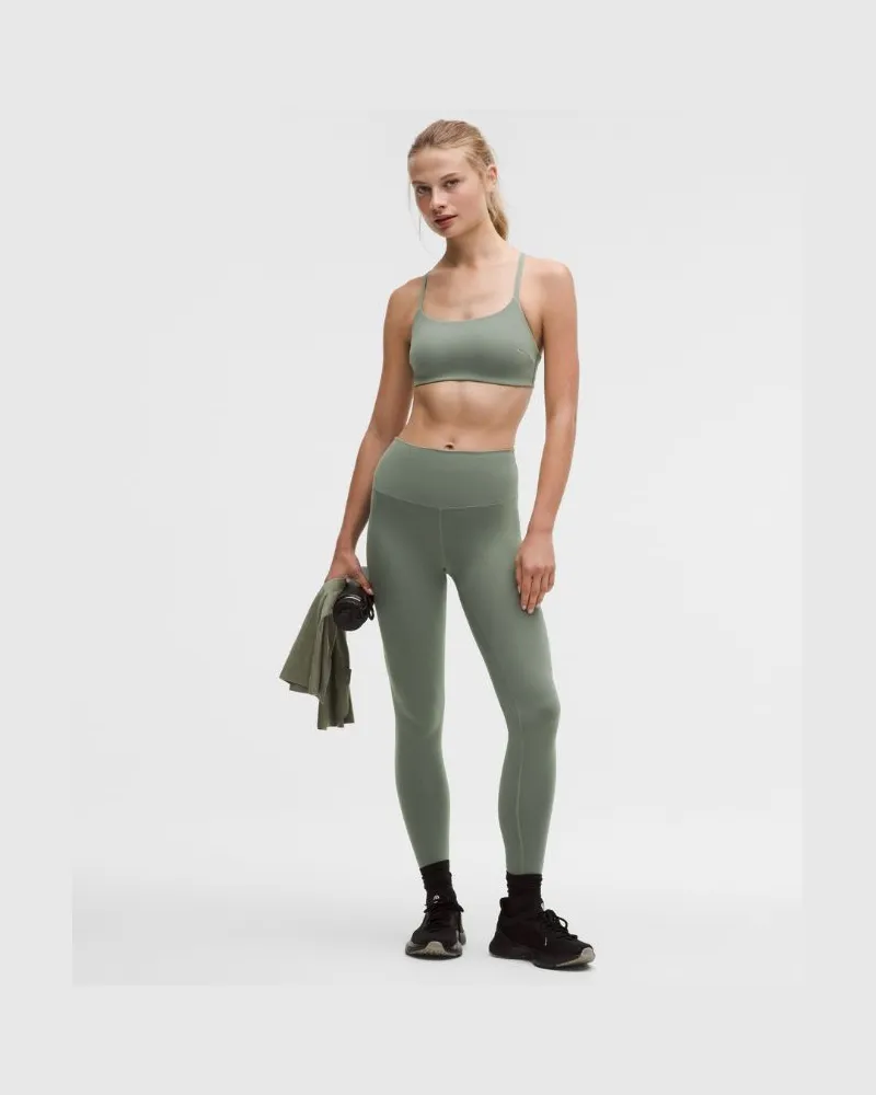 LULULEMON Wunder Train Leggings mit hohem Bund für Frauen – 71 cm – Größe in Willow Leaf Willow