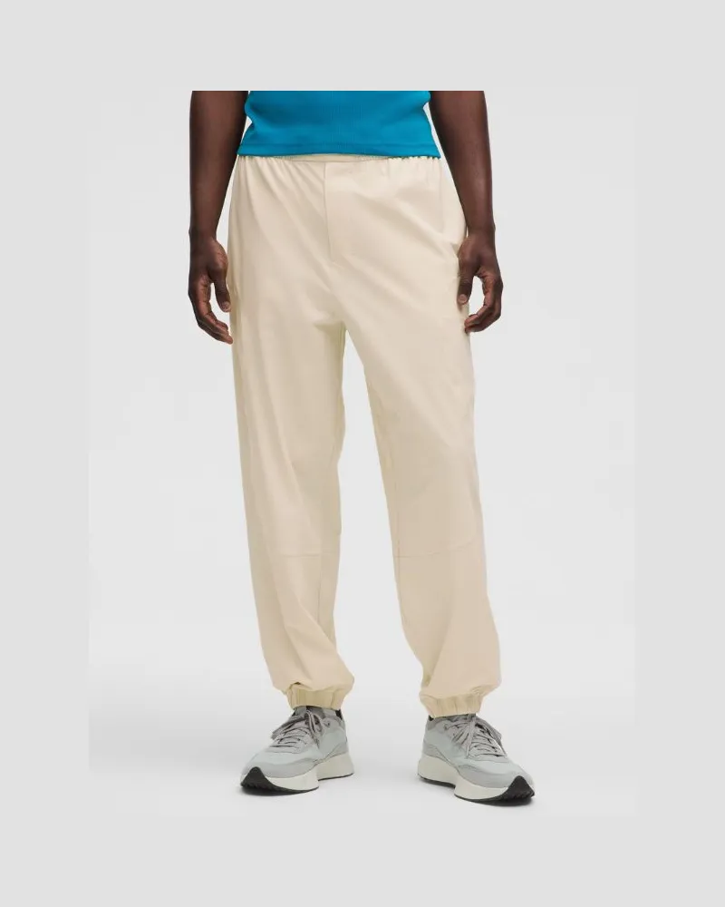 LULULEMON Leichte gewebte Jogginghose SLNSH Kollektion für Männer – Größe in Natural Ivory Natural