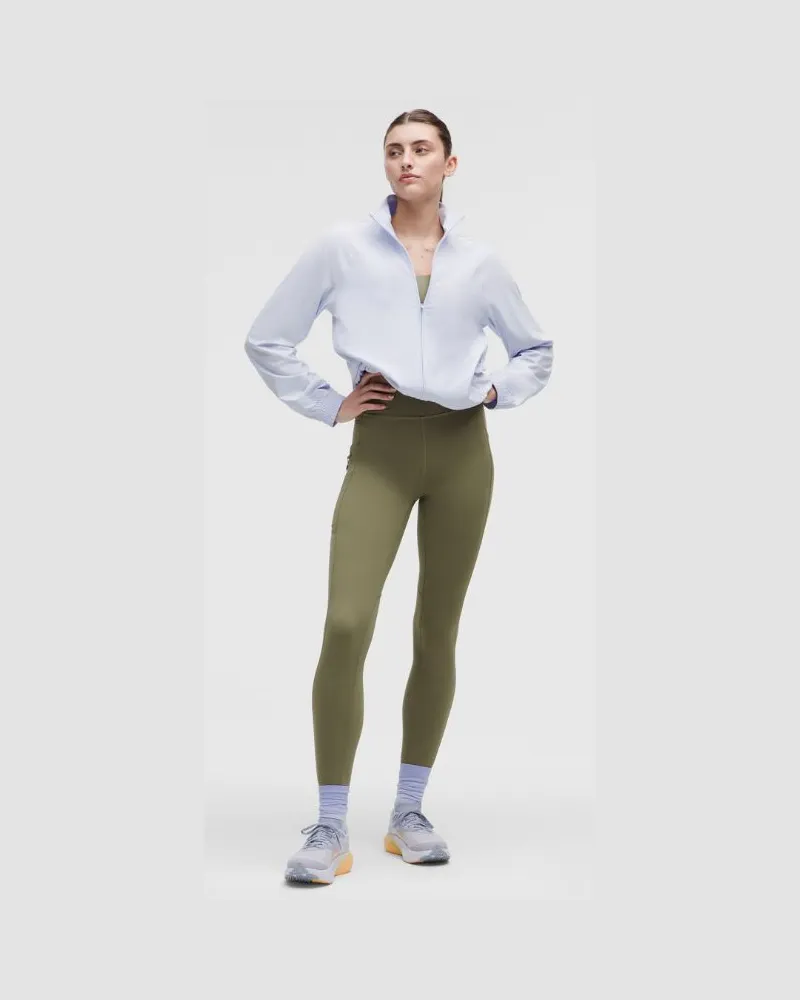 LULULEMON Fast and Free Leichte Leggings mit hohem Bund Special Edition für Frauen – 71 cm – Größe in Bay Leaf Bay