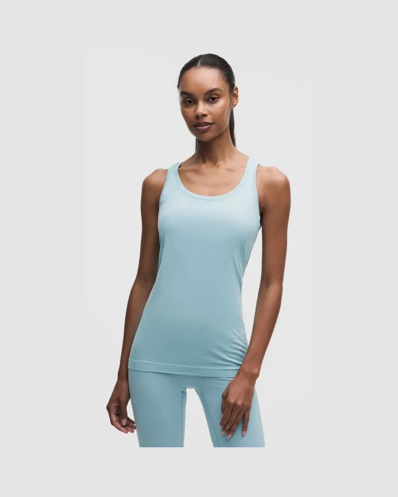 LULULEMON Swiftly Tech Tanktop mit Racerback 2.0 Hüftlänge für Frauen – Größe in Seafoam Seafoam