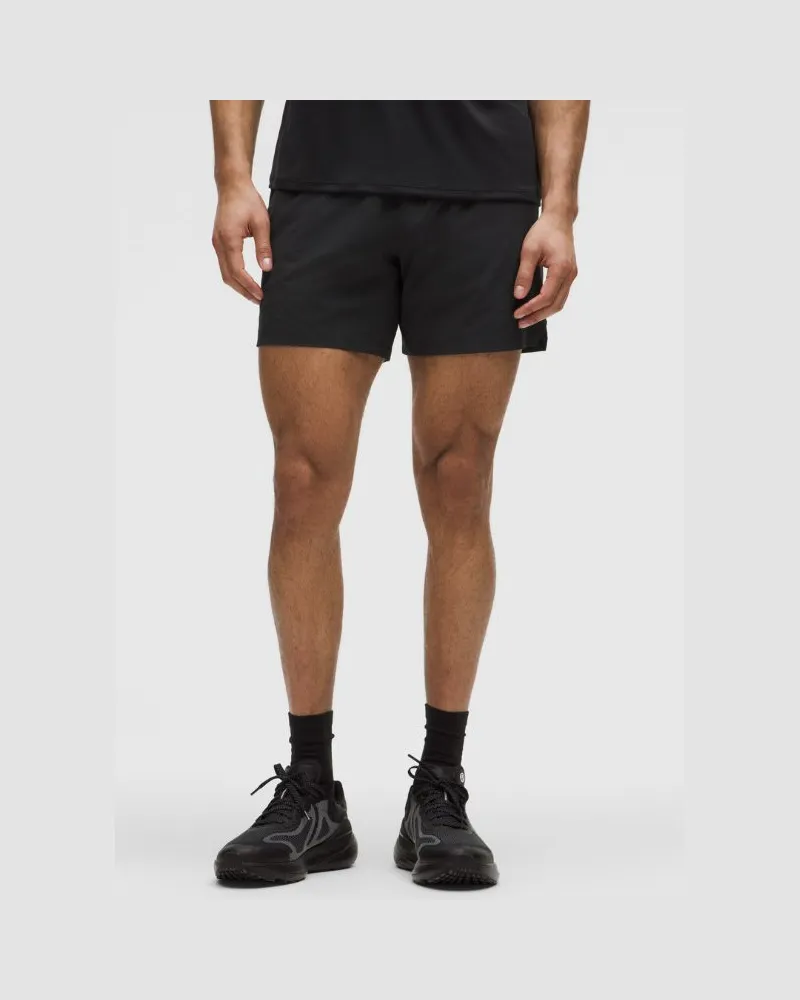 LULULEMON Mile Maker Run Crew Shorts ohne Liner aus -Stoff für Männer – 15 cm – Größe in Black Black