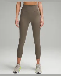 LULULEMON Fast and Free Leggings mit hohem Bund und Taschen Nomad