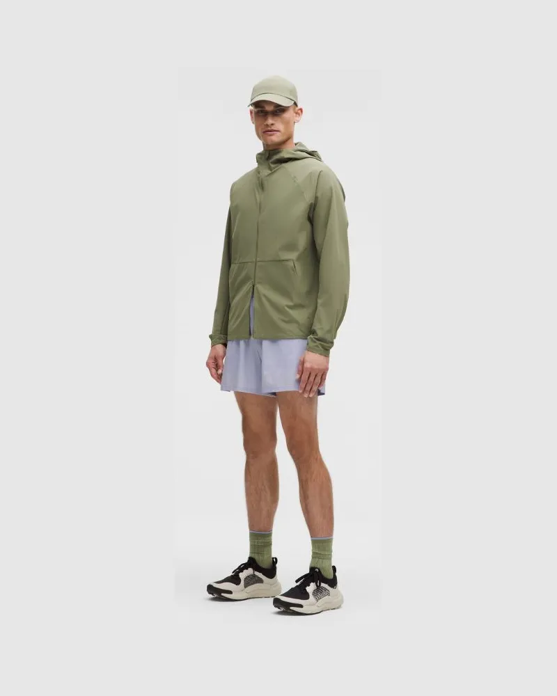 LULULEMON Mile Maker Run Crew Shorts ohne Liner aus -Stoff für Männer – 15 cm – Größe in Serene Blue Serene