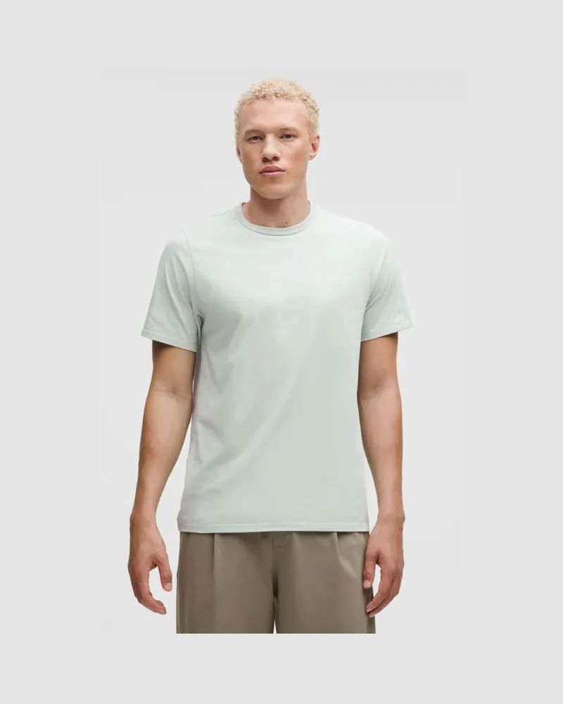 LULULEMON T-Shirt aus Bio- im Classic Fit für Männer – Größe in Pelican Pelican