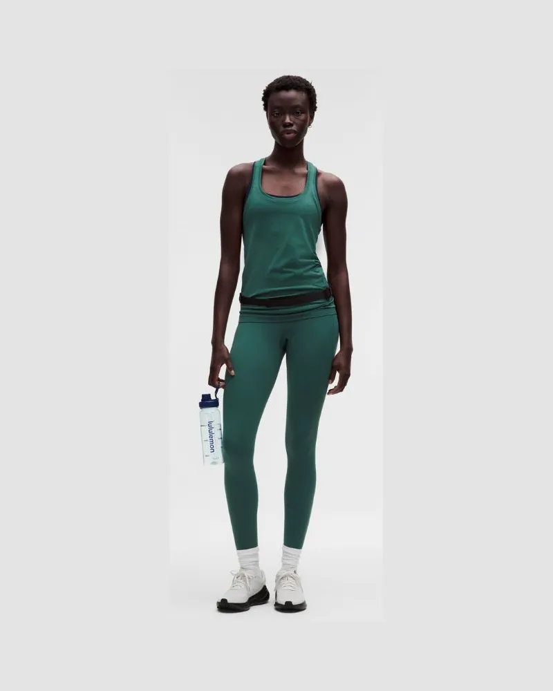 LULULEMON Fast and Free Leggings mit hohem Bund 5 Taschen für Frauen – 71 cm – Größe in Deep Marina Deep