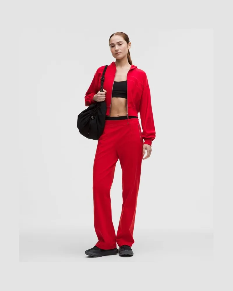 LULULEMON Define Trainingshose mit mittelhohem Bund Luon für Frauen – Neon – Größe Oxford