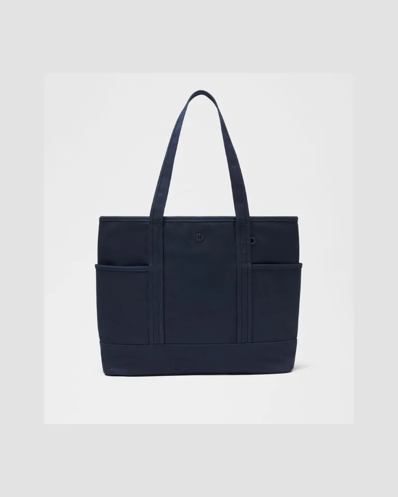 LULULEMON Daily Tote-Bag mit mehreren Fächern und Reißverschluss 18 L in True Navy True