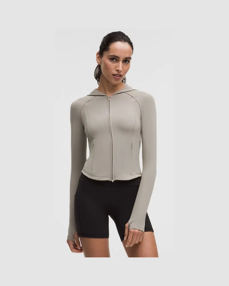 LULULEMON Wunder Train Jacke für Frauen – Khaki – Größe Warm