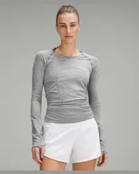 LULULEMON Swiftly Tech Langarmshirt 2 Hüftlänge Slate