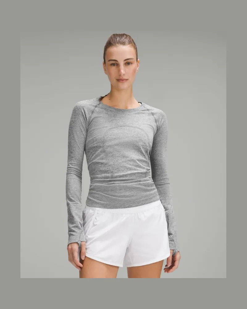 LULULEMON Swiftly Tech Langarmshirt 2 Hüftlänge Slate