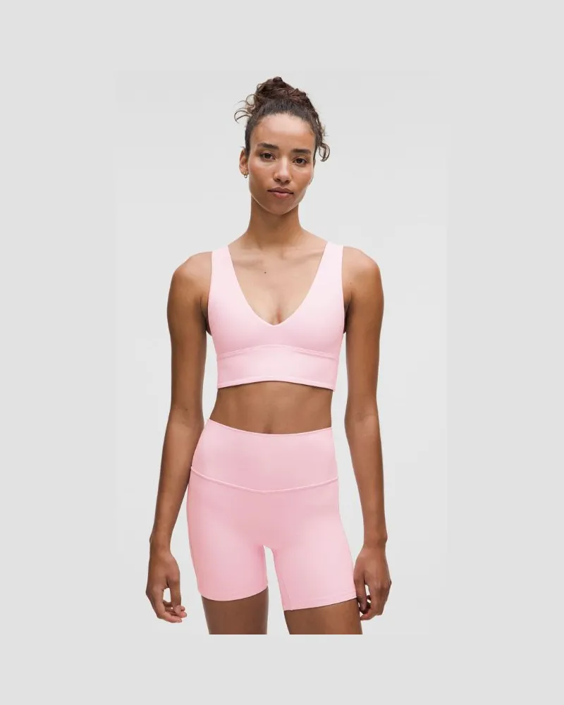 LULULEMON Align BH mit V-Ausschnitt Leichter Halt A/B-Cups für Frauen – Größe in Pink Organza Pink