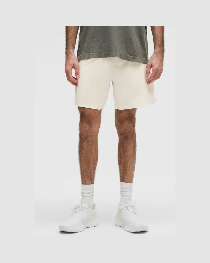 LULULEMON Pace Breaker Shorts ohne Liner für Männer – 18 cm – Größe in Light Ivory Light
