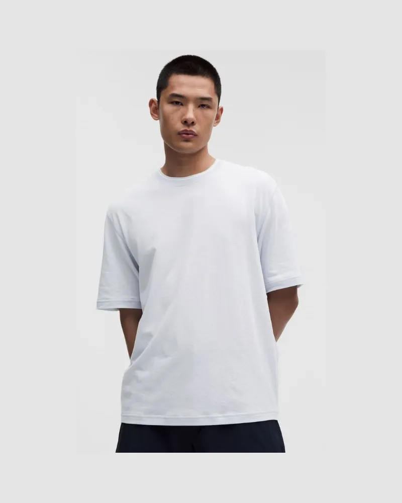 LULULEMON Jersey Kurzarmshirt für Männer – Größe in Starch Blue Starch