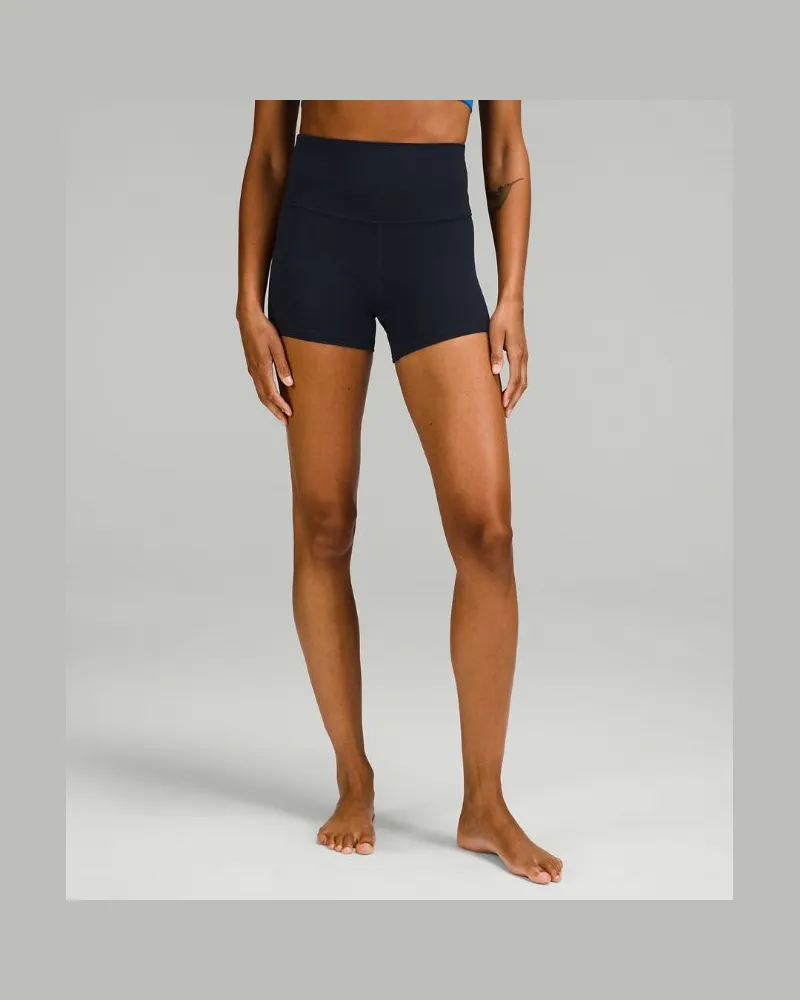 LULULEMON Align Shorts mit hohem Bund für Frauen – 10 cm – Größe in True Navy True