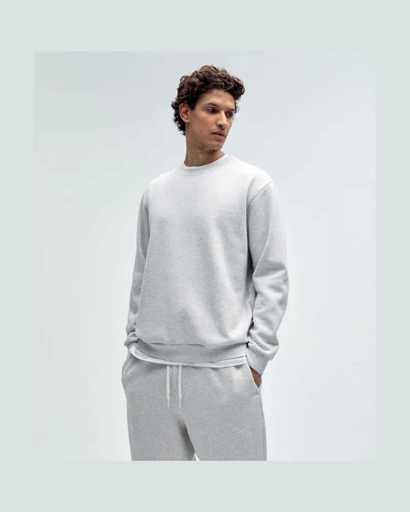 LULULEMON Steady State Pullover mit Rundhalsausschnitt für Männer – Größe in Heathered Core Ultra Light Grey Heathered