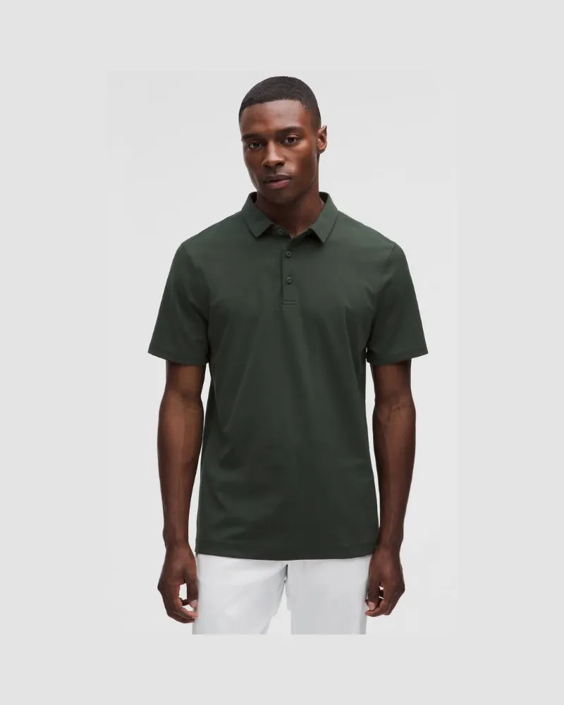 LULULEMON ShowZero Poloshirt für Männer – Größe in Rainforest Green Rainforest