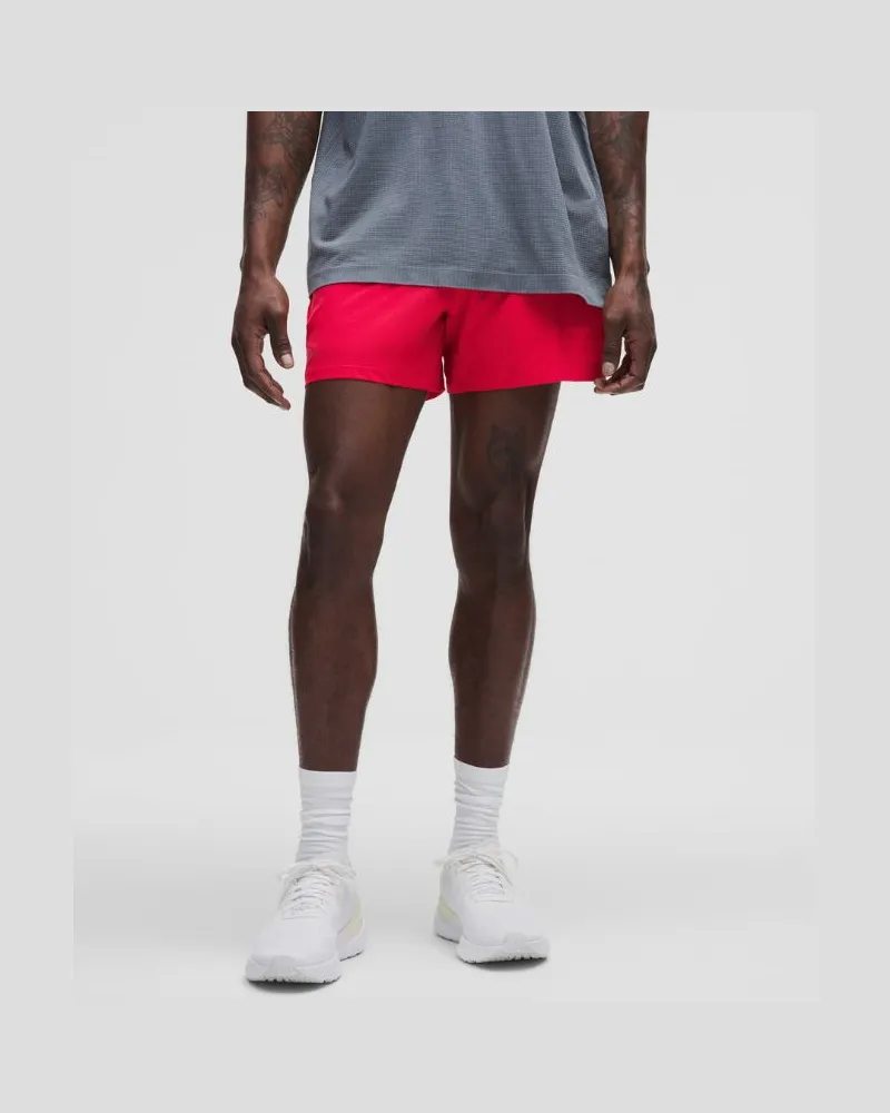 LULULEMON Pace Breaker Shorts ohne Liner für Männer – 13 cm – Größe in Red Glow Red