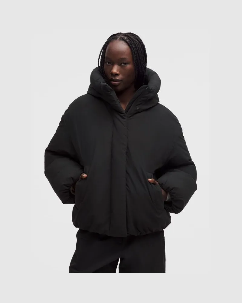 LULULEMON Pufferjacke mit 600er-Daunenfüllung und Bubble-Saum für Frauen – Größe in Black Black